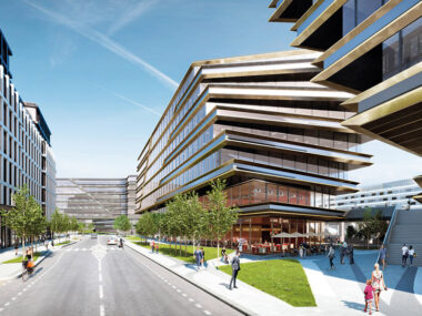 Penta Masarykovo nadrazi Pohled z ulice Na Florenci