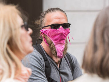 Nošení roušek v Berlíně